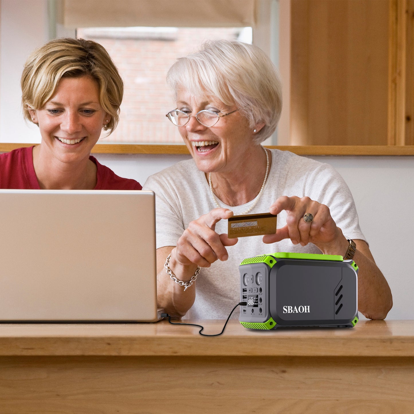 110V Camping Power Station,148Wh 200 W Solar Generator,40000mAh Emergency Power Supply Home Battery Backup For Camping