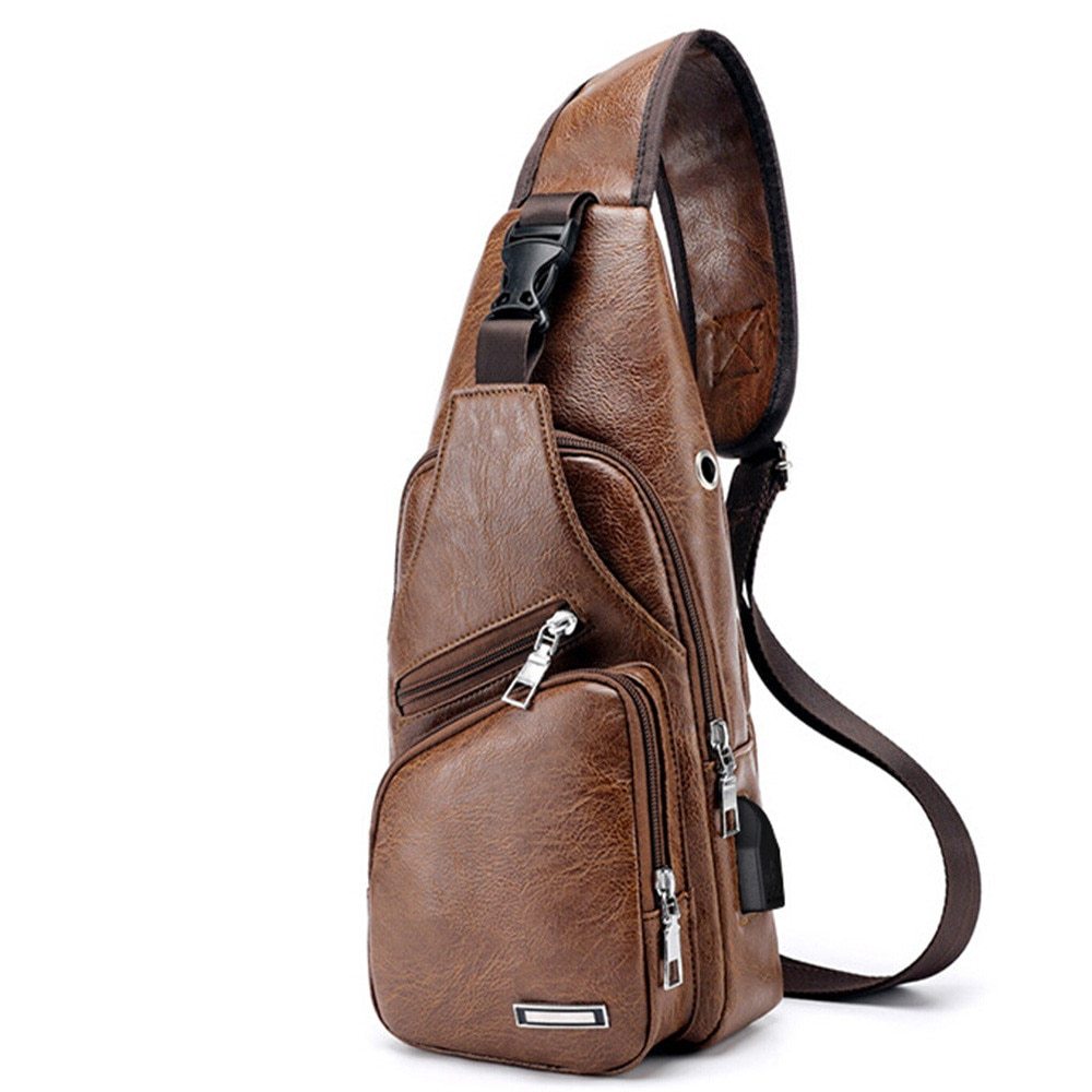 Waterproof casual one-shoulder messenger bag-US