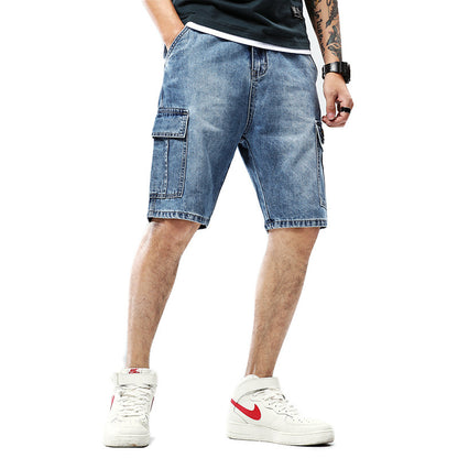 Loose Straight Summer Leisure 5-point Pants