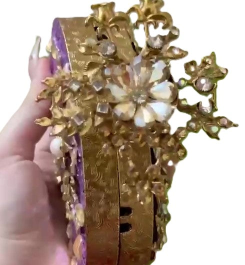 Turkish Handmade Crystal Clutch Bag for Women – Elegant Evening Purse with Tassel, Gift-Ready Luxury Bag for Weddings &amp; Parties