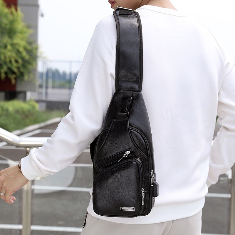 Waterproof casual one-shoulder messenger bag-US