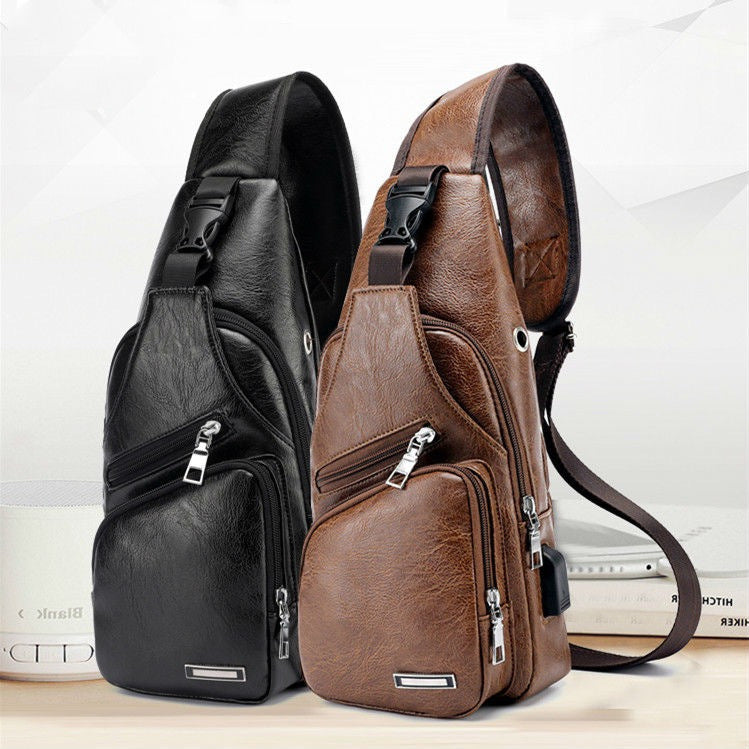 Waterproof casual one-shoulder messenger bag-US