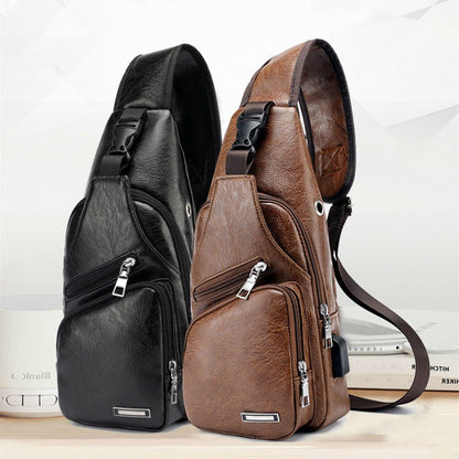 Waterproof casual one-shoulder messenger bag-US
