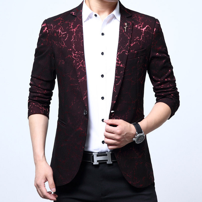 Suit slim casual suit