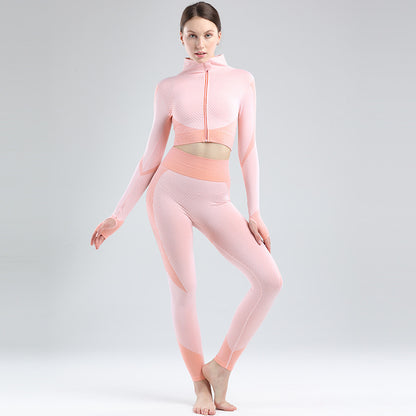 Yoga Clothing Suit Women Running Hip-Lifting Sports Tights