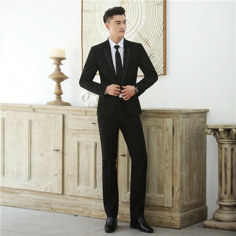 Suit Student Graduation Class Suit Men's Western Dress Suit