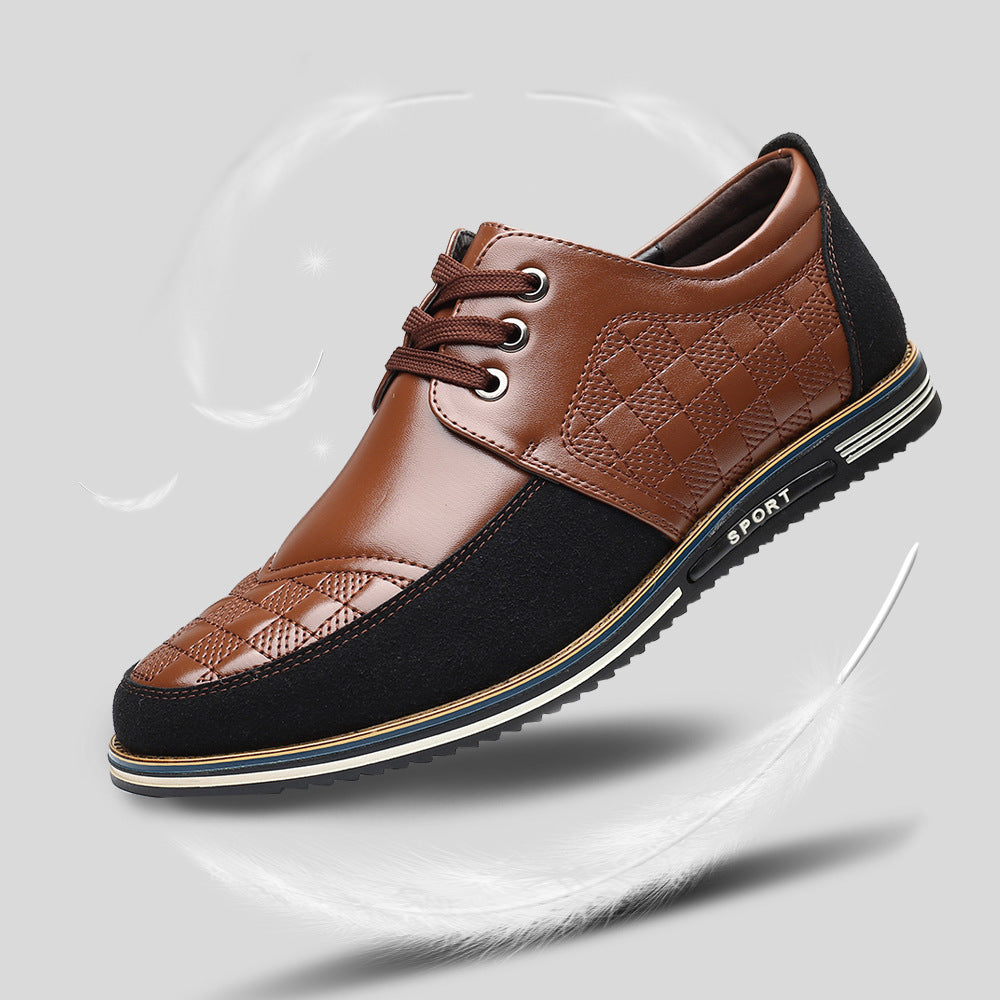 Fashion British plus size shoes men