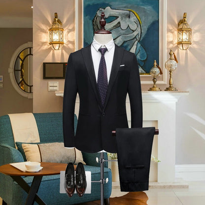 Wedding suit slim suit