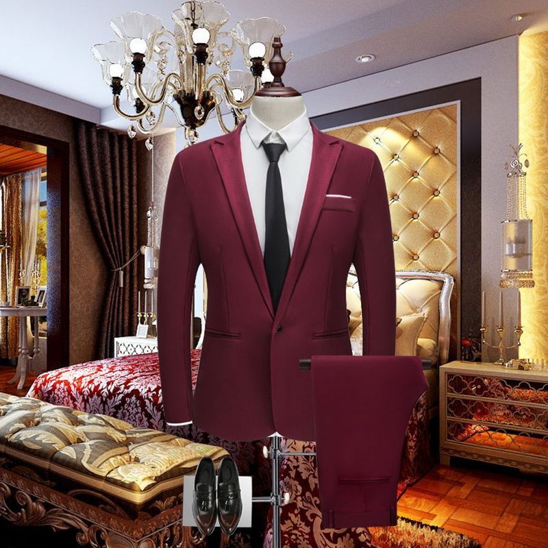 Wedding suit slim suit