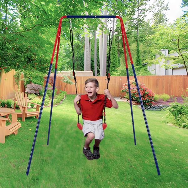 Green And Blue Fun 2-in-1 Baby Swing