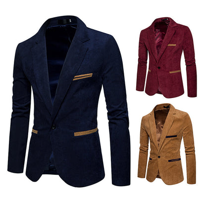 Men's casual suit small suit