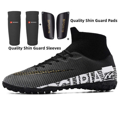 High-Top Football Men And Women Broken Nail Short Studs AG Long Nail TF Sports Training Shoes