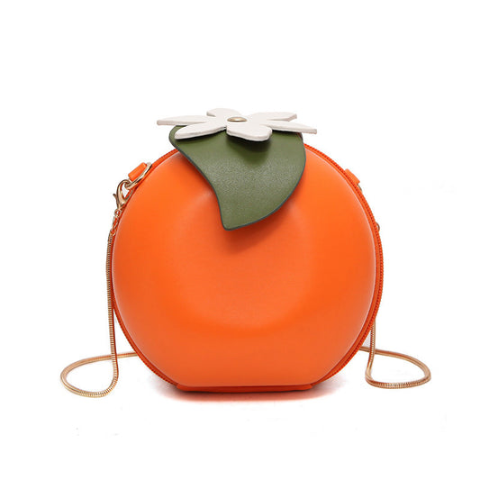 Designer Fruit shape small round mini money bag
