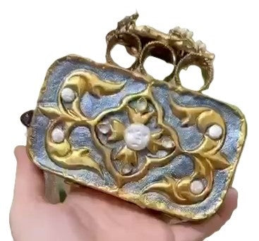 Authentic Turkish Craftsmanship for Women-Compact & Functional-Elegant Evening Purse with Beaded Tassel | Luxury Gift-Ready Bag for Weddings, Parties & Events