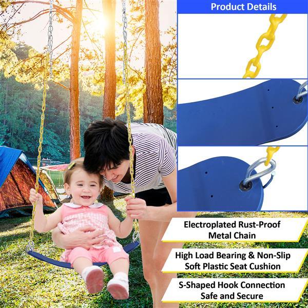 Indoor Outdoor Metal Swing With Seat Belt