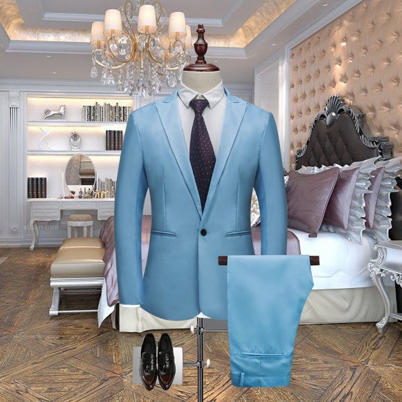 Wedding blazer jeans slim suit