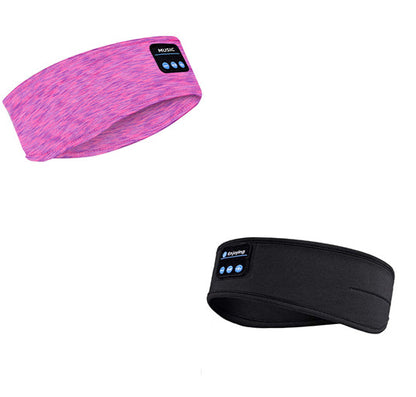 Casque de sommeil sans fil Bluetooth Bandeau mince doux élastique confortable écouteurs de musique masque pour les yeux pour dormeur latéral Sports