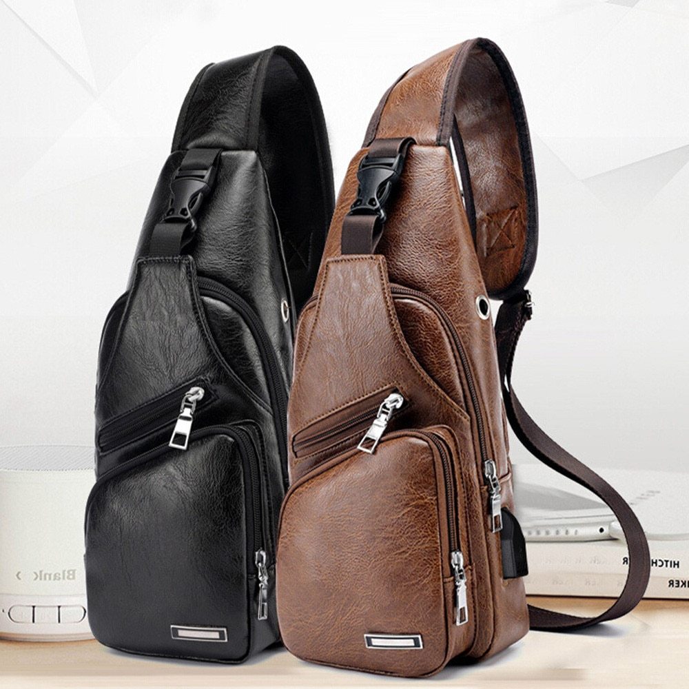 Waterproof casual one-shoulder messenger bag-US