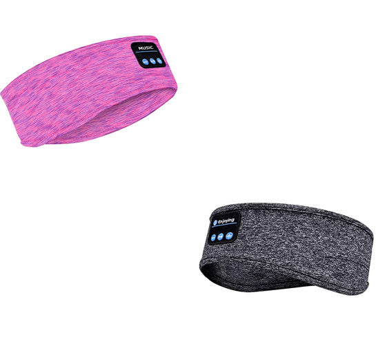 Casque de sommeil sans fil Bluetooth Bandeau mince doux élastique confortable écouteurs de musique masque pour les yeux pour dormeur latéral Sports