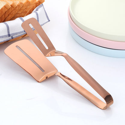 BBQ Stainless Steel Fryer Clamp Strainer Filter Spoon With Clip Food Kitchen Oil-Frying BBQ Filter Cooking Tools