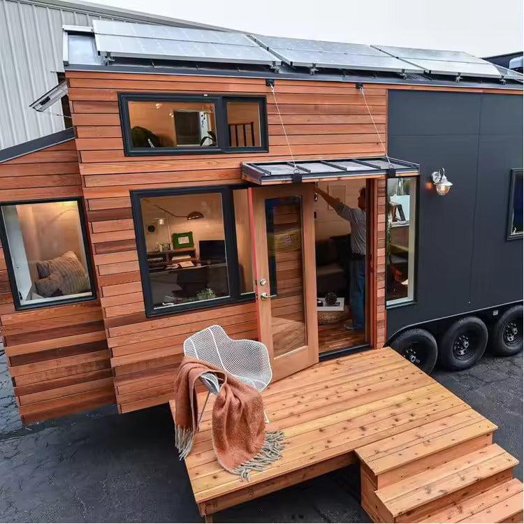 Modern Luxury & Comfortable Long Life 20 Feet & 40 Feet House On Wheels Shipping Container Homes Movable Prefabricated Green House