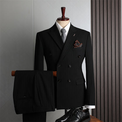 Double Breasted Suit Suit Men's