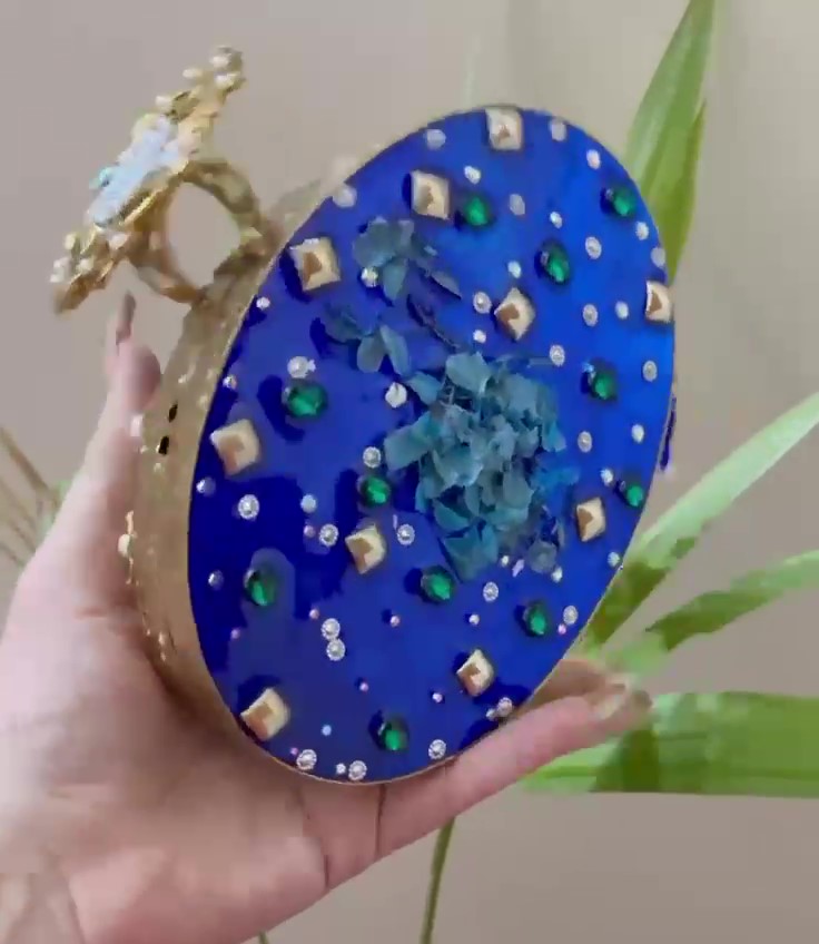 Luxury Trending Turkish Handmade Crystal Clutch Bag for Women – Elegant Evening Purse with Tassel, Gift-Ready Luxury Bag for Weddings &amp; Parties