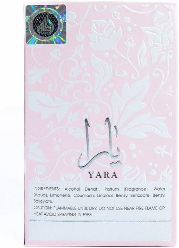 Yara Pink Eau de Parfum Spray for Women EDP Perfume 100ml-100% Original-Money Back Guarantee