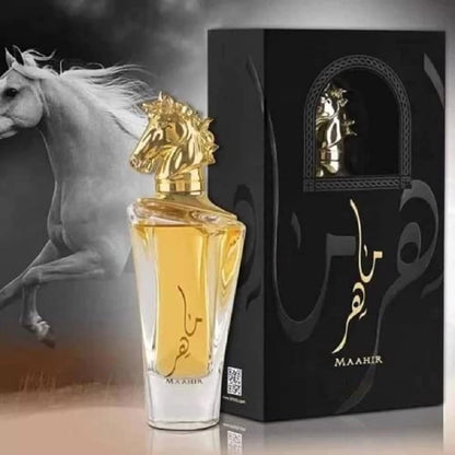 Maahir With Free Mini EDP Perfume – Woody & Powdery Unisex Scent - Arabian UAE Luxury Fragrance - 100ml Eau De Parfum-100% Original -Money Back Guarantee
