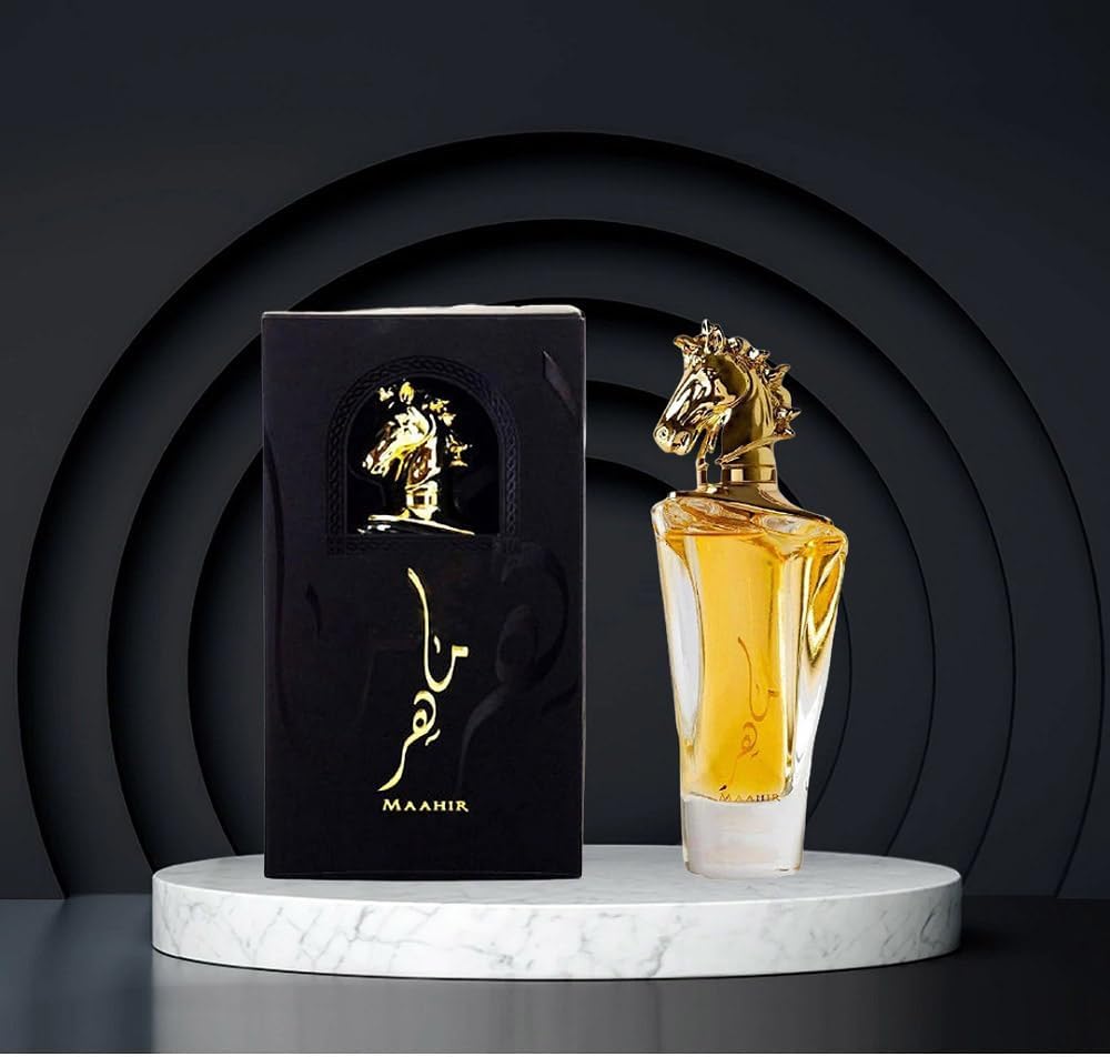 Maahir With Free Mini EDP Perfume – Woody & Powdery Unisex Scent - Arabian UAE Luxury Fragrance - 100ml Eau De Parfum-100% Original -Money Back Guarantee