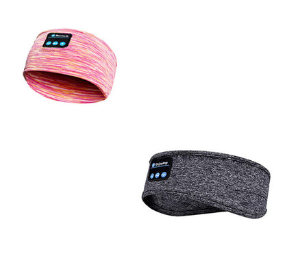 Casque de sommeil sans fil Bluetooth Bandeau mince doux élastique confortable écouteurs de musique masque pour les yeux pour dormeur latéral Sports