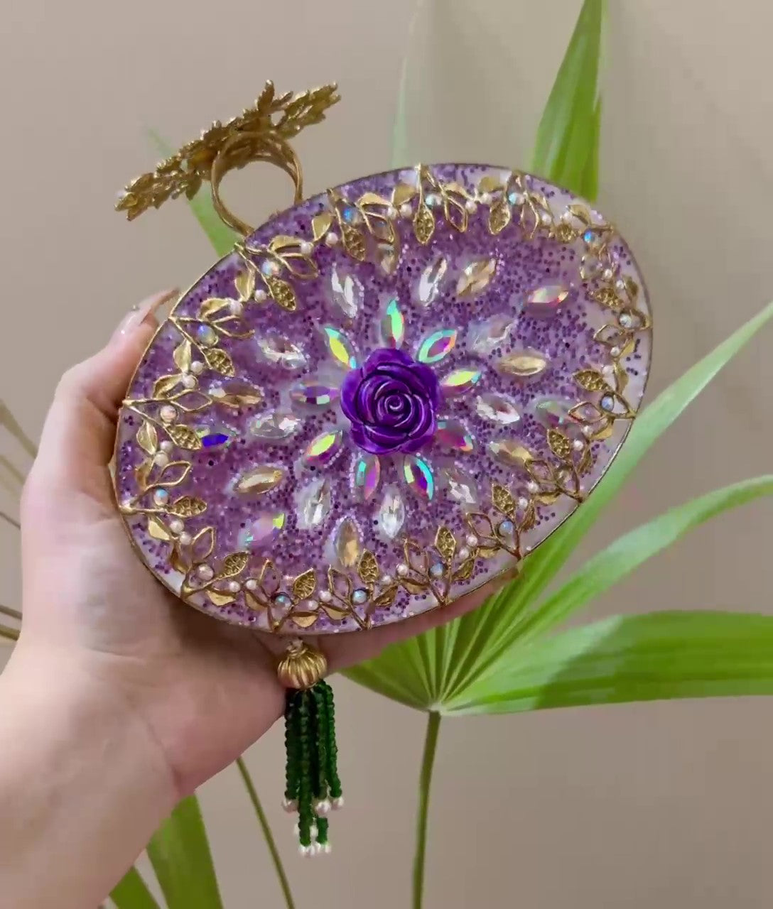 Elegant Handcrafted Turkish Clutch,The Jewel of Your Wardrobe-Money Back Assurance