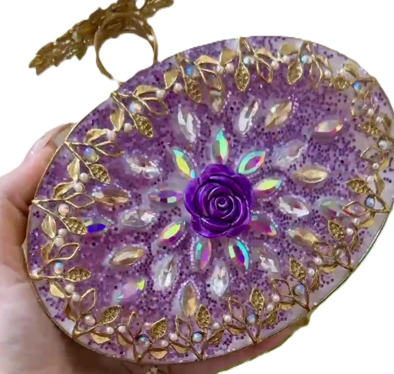 Elegant Handcrafted Turkish Clutch,The Jewel of Your Wardrobe-Money Back Assurance