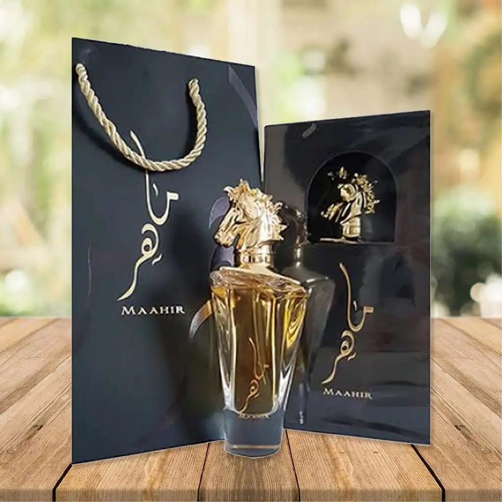 Maahir With Free Mini EDP Perfume – Woody & Powdery Unisex Scent - Arabian UAE Luxury Fragrance - 100ml Eau De Parfum-100% Original -Money Back Guarantee