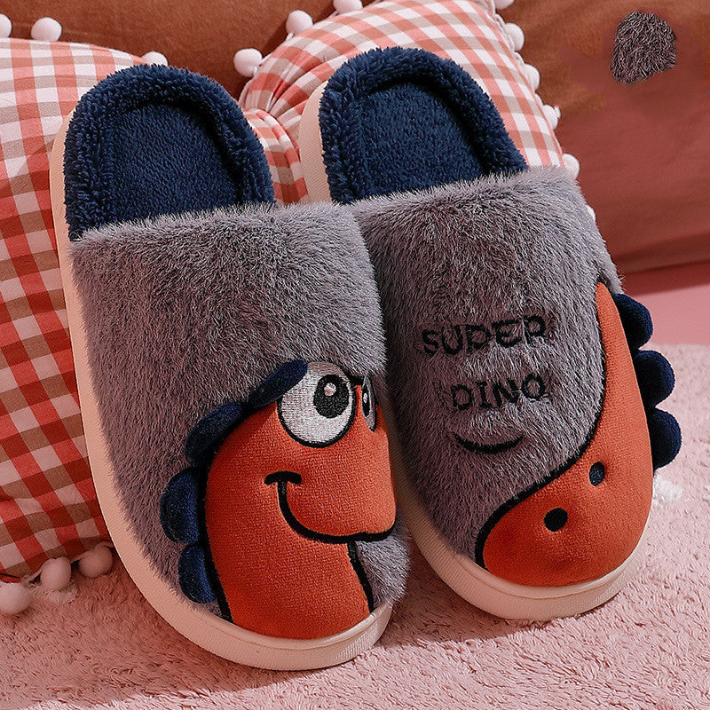 Warm Home Soft Bottom Couple Cotton Slippers For Men Winter