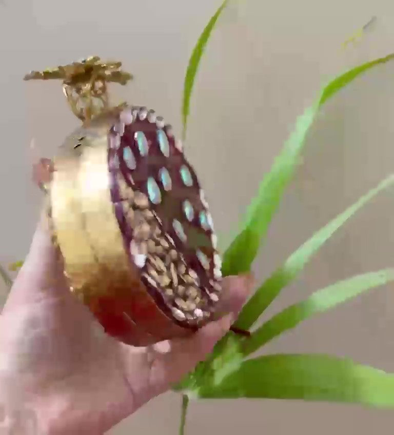 Elegant Handcrafted Turkish Clutch,The Jewel of Your Wardrobe-Money Back Assurance