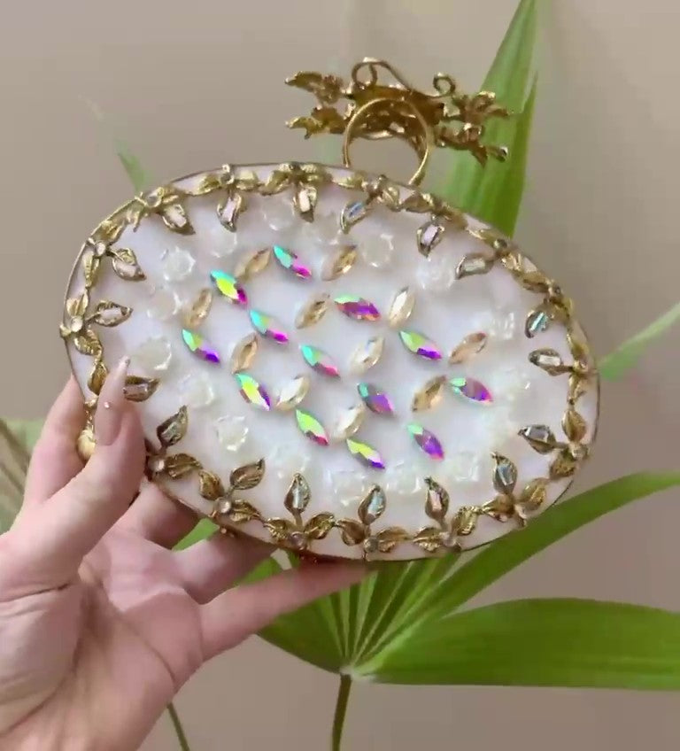 Elegant Handcrafted Turkish Clutch,The Jewel of Your Wardrobe-Money Back Assurance