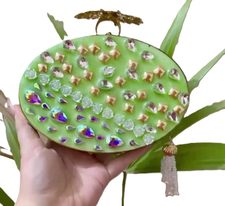 Handcrafted Turkish Luxury Clutch – The Jewel of Your Wardrobe 100% Original Branded-Money Back Guarantee