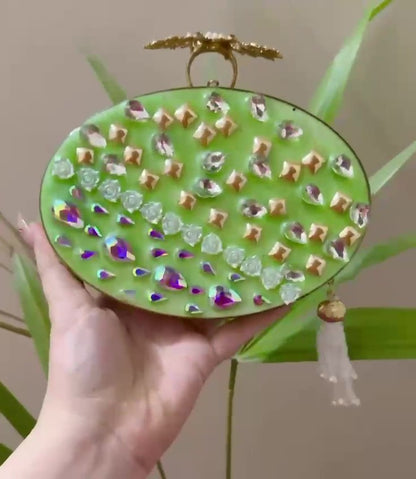 Handcrafted Turkish Luxury Clutch – The Jewel of Your Wardrobe 100% Original Branded-Money Back Guarantee