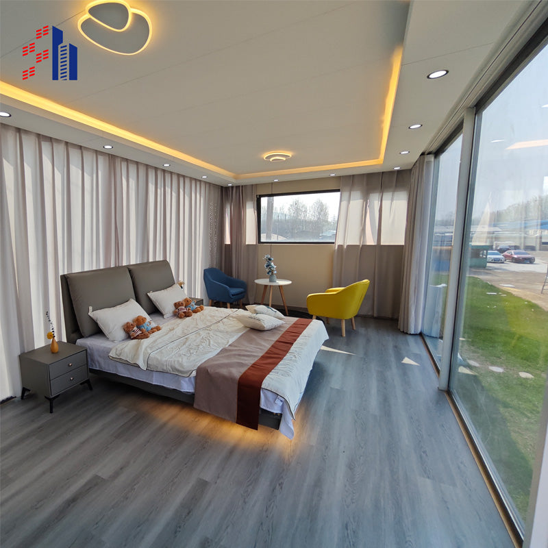 Modern Design Prefab Living Luxury Fashion Garden Pod Modular Extendable Container Homes Apple Cabin With Terrace