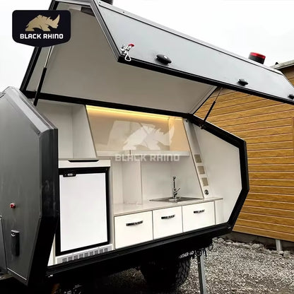 Mini off road camping caravan camper trailer off road campers