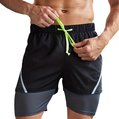 Men's Athletic Shorts Two-in-one Anti-exposure Quick-drying Breathable