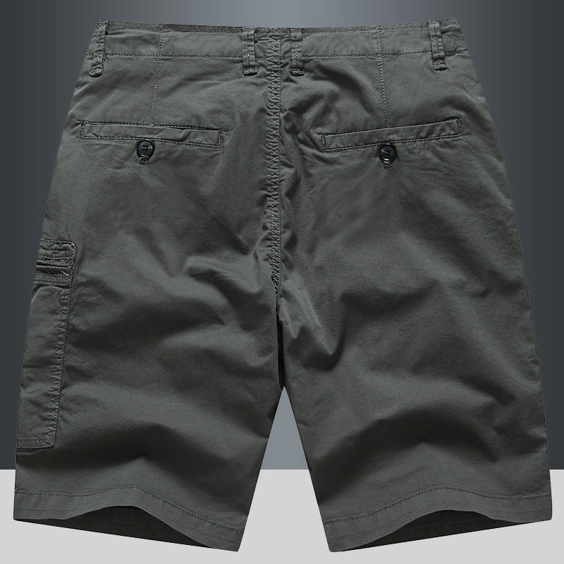 Casual Loose Straight Cargo Shorts Men