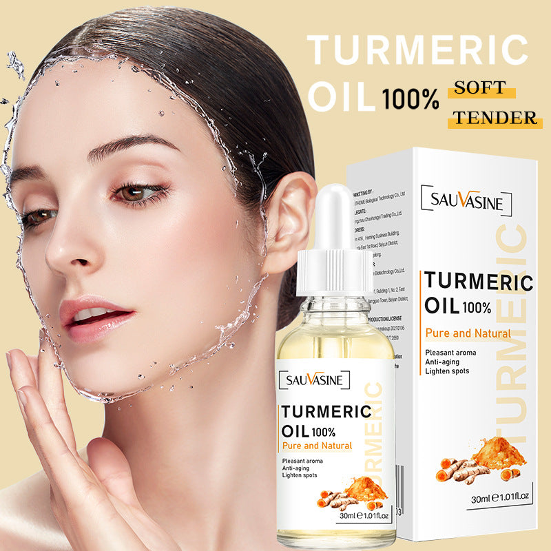 Cross-border Spot SAUVASINE Turmeric Oil Mild Moisturizing Facial Essential Oil 30ml Wholesale