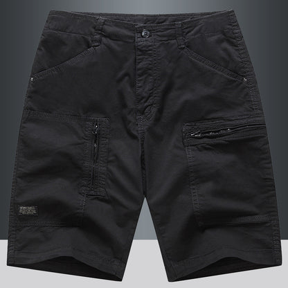 Casual Loose Straight Cargo Shorts Men