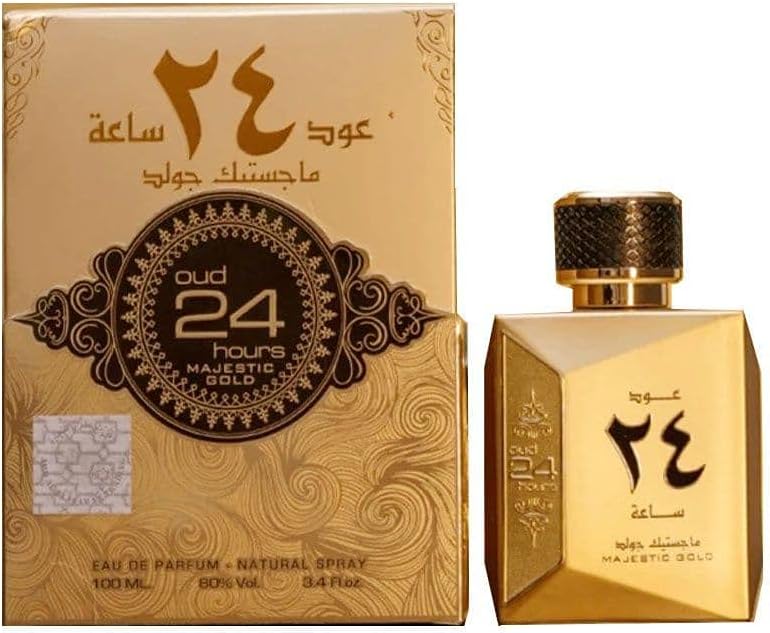 Oud 24 Majestic Gold by Ard Al Zaafaran – A Luxurious Fusion of Oud, Florals, and Spices-100% Original Money Back Guarantee