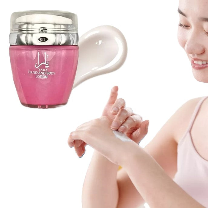 YARA Hand & Body Lotion 45ML (1.53 OZ) By Ard Al Zaafaran | Ultra Moisturizing, 100% Original Money Back Guarantee