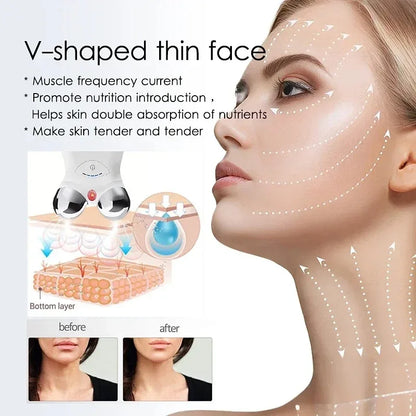 New microcurrent Massager face lift skin care tool Skin Tightening lifting facial wrinkle remover toning Beauty Massage Facial