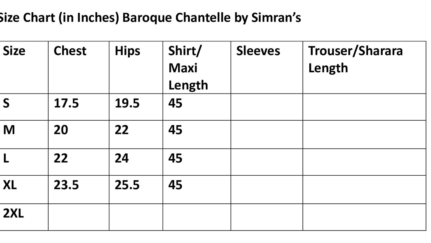 Baroque Chantelle by Simran’s – Heavy Embroidered Wedding Collection Net Fabric (Sizes S–XL)":