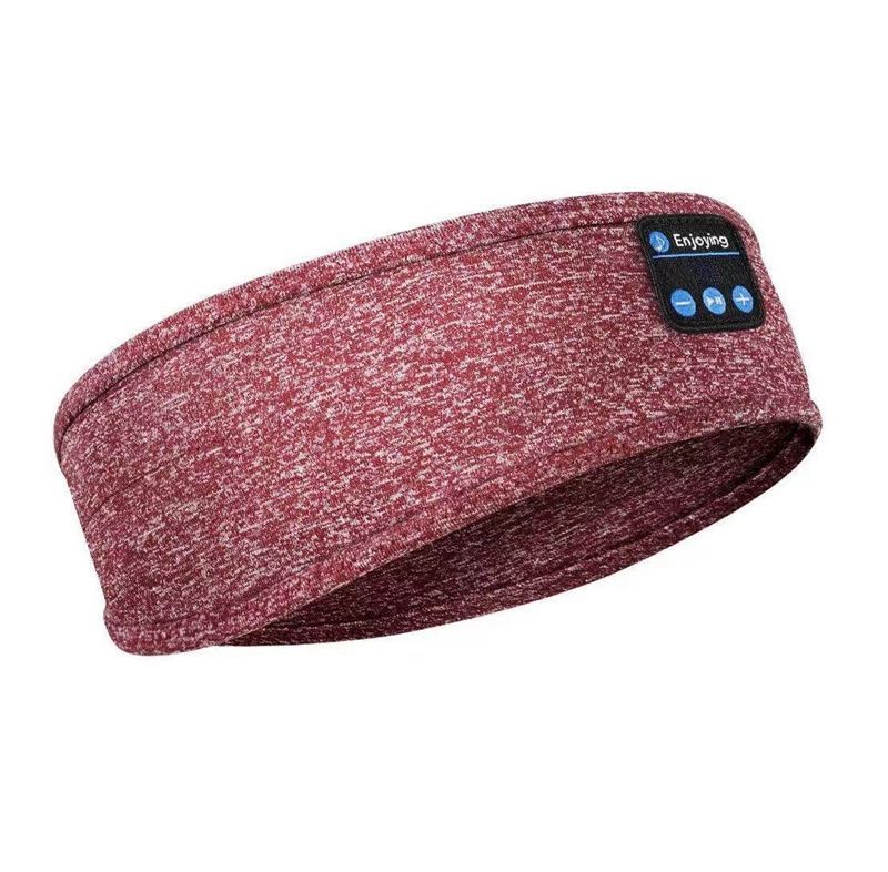 Casque de sommeil sans fil Bluetooth Bandeau mince doux élastique confortable écouteurs de musique masque pour les yeux pour dormeur latéral Sports